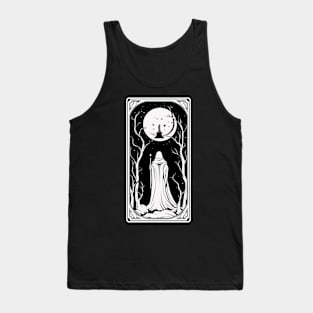 Hermit Tarot Card Astrology Occult Mystical Tank Top